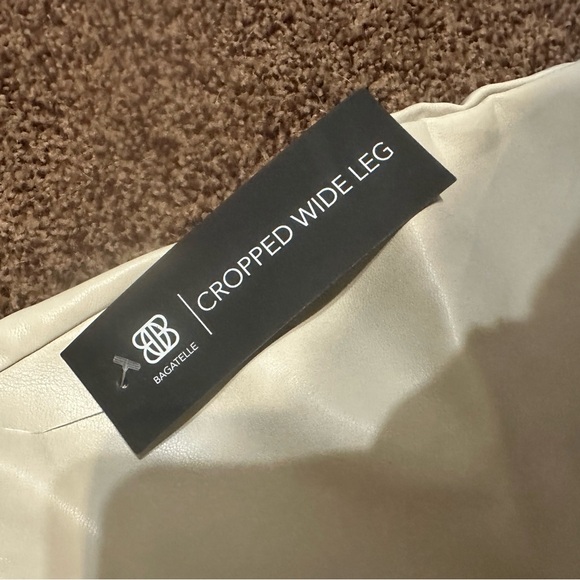 Bagatelle Off-White Faux Leather Pants - Picture 5 of 7